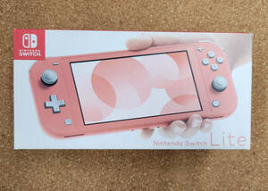 【難有り/充電ができません】Nintendo Switch Lite 本体 コーラル【スティック/ボタン/ソフト読込の動作は問題なし】 スイッチライト