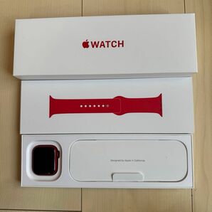 apple watch9 41mm GPSモデル　レッド　Usedです