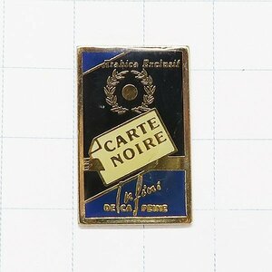 DKG★ PINS ピンズ ピンバッチ ピンバッジ ピンバッヂ P1865　CARTE NOIRE　コーヒー豆　カルテ ノワール アラビカ エクスクルーシブ