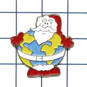 DKG★ PINS ピンズ ピンバッチ ピンバッジ ピンバッヂ P2661　クリスマス　サンタクロース　地球　サンタ　Christmas　Xmas
