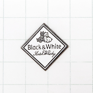 DKG★PINS ピンズ ピンバッチ ピンバッジ ピンバッヂ フランス P1211 Black & White ブラック&ホワイト スコティッシュテリア ウェスティー