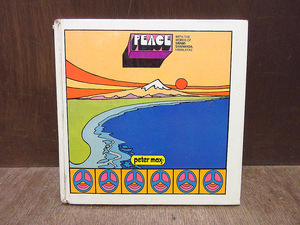 ビンテージ70's●Peter Max「PEACE」絵本●240603i4-otclctピーターマックスサイケポップアート雑貨