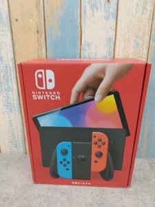 Nintendo Switch Nintendo switch body have machine EL model Joy-Con(L) neon blue /(R) neon red HEG-S-KABAA ② unused goods 