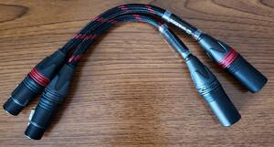  used TOPPING TCX1 audio fan 6N single crystal copper XLR balance line XLR male TO XLR female Professional audio cable (25CM)