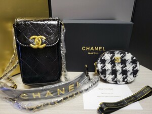 CHANEL シャネル スマホショルダー スマホポーチ ミニバッグ 斜め掛け