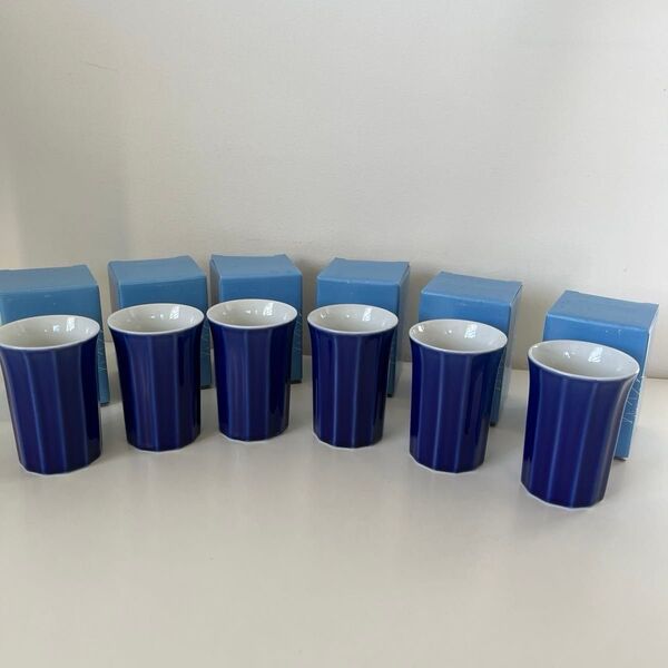 ★新品★たち吉 橘 陶器 グラス 6個セット 和食器 湯呑 陶器