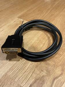 DisplayPort（DP） → DVI に変換するケーブル 1.8m デスクトップパソコン用