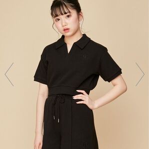 JENNI LOVE ワッフル セットアップ 150 ブラック