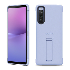 SONY◆Xperia 10 V Style Cover with Stand XQZ-CBDC/ラベンダー PUケース SO-52D SOG11 [純正 並行輸入品] 