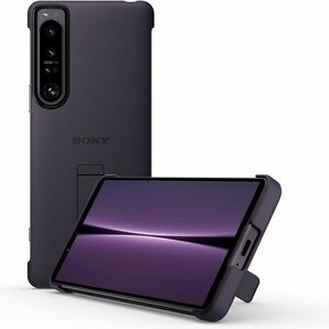 SONY◆Xperia 1 IV Style Cover with Stand パープル XQZ-CBCT/V PUケース [純正 並行輸入品] 