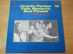 D4-305＜LP/伊盤＞Charlie Parker, Fats Navarro, Bud Powell / At Their Rare Of All Rarest Performances Vol. 1