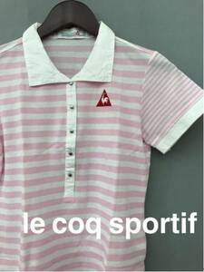 ◎□ ルコック le coq sportif ルコックスポルティフ 半袖 シャツ 服 ゴルフウェアー レディース golf