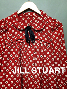 ♪□【美品】ジルスチュアート JILLSTUART ワンピース 花柄 長袖