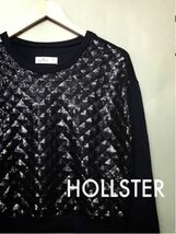 【新品】ホリスター HOLLSTER スパンコール 長袖 Mサイズ Women_画像1