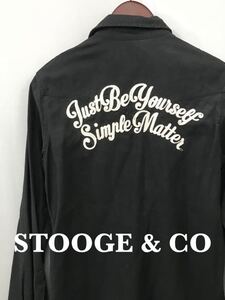ストーギーコー STOOGE&CO 長袖 シャツ メンズ Mサイズ ファッション 衣類!△