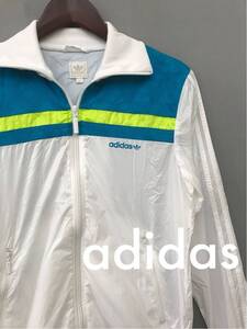 アディダス adidas 【良品】ウィンドウジャケット メンズ Sサイズ 長袖 スポーツウェアー !▲