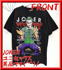 ap00062◆衣類/半袖Tシャツ/Lサイズ/black timber JOKER ジョーカー/黒/古着