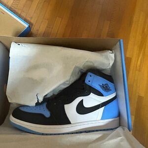 Nike Air Jordan 1 Retro High OG "University Blue/UNC Toe 27.5