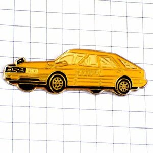 ピンバッジ・トヨタ黄色い車◆フランス限定ピンズ◆レアなヴィンテージものピンバッチ