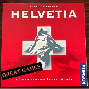 Helvetia board game ヘルベチア　ボードゲーム 英語・ドイツ語