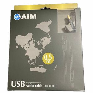 AIM PC Audio Cable SHIELDIOシリーズ オーディオUSBケーブル 0.5m UA3-R005 