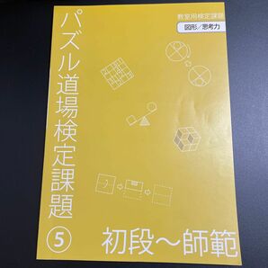 パズル道場検定課題5 図形 思考力 初段〜師範