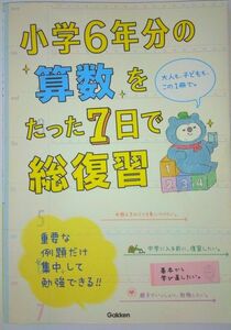 学研　小学６年分の算数をたった７日で総復習