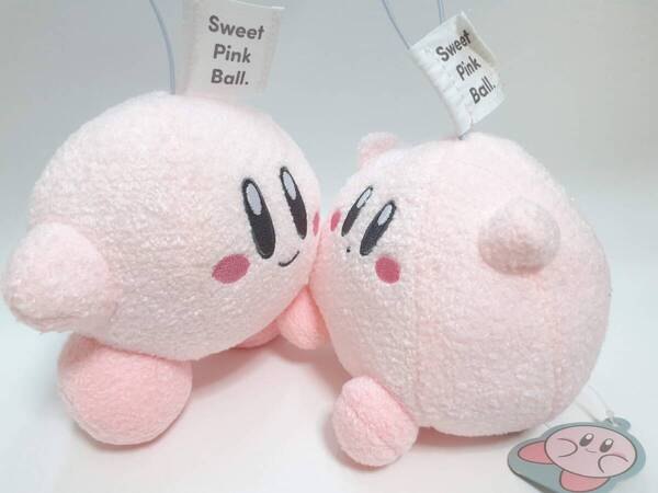 ☆★ 星のカービィー Kirby Sweet Pink Ball 【まんぷく・にっこり】 2個組 新品未使用 タグ付き 【送料無料♪】 ★☆