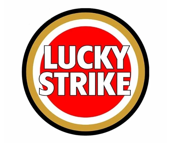 ☆★ ラッキーストライク デカール LUCKY STRIKE 欲しかったステッカーだよね♪ 約20Φ 大きいよ☆彡 転写シール付き 【送料無料♪】 ★☆