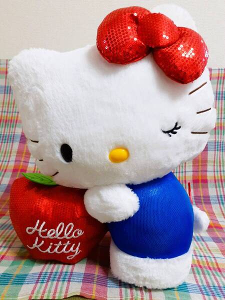 ☆★ Hello Kitty Sanrio ★ BIGぬいぐるみ ★ Gift Gate 浅草店 限定品 Lサイズ 中古美品 超レアLサイズ 【送料無料♪】 ★☆
