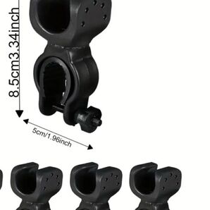 松葉杖ホルダー3個 360°回転可能 耐久性のある車椅子アクセサリー 歩行器 歩行器用の調節可能なクランプ 自転車ホルダー
