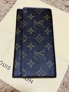 4 美品 ルイヴィトン モノグラムライン 札入れ 長財布 ポルトフォイユ LOUIS VUITTON コインレス 二つ折り メンズ