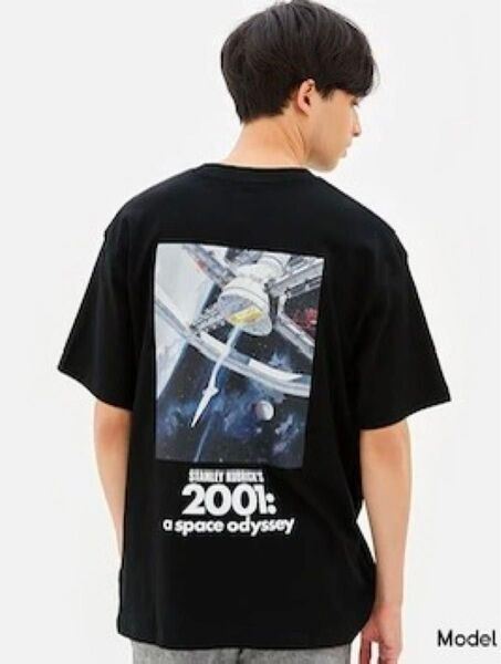 2001年宇宙の旅 gu ビッグT 黒 サイズS キューブリック Tシャツ 未使用