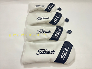 Titleist★ウッド用カバー1W・3W・5W UT 4点セット★TS 白