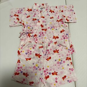 お祭り 甚平 浴衣 女の子 子供甚平 金魚