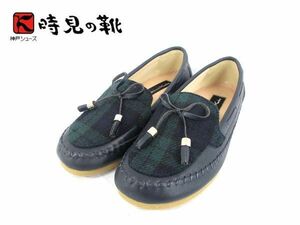  стоимость доставки 300 иен ( включая налог )#zf493# женский час видеть. обувь туфли-лодочки темно-синий 23.5cm сделано в Японии [sin ok ]