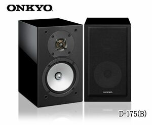  postage 300 jpy ( tax included )#dt006# new goods * box attaching ONKYO speaker system D-175(B) [sin ok ]