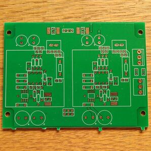【お勧めしません】自作 1回路用 オペアンプ 実験基板(基板のみ)