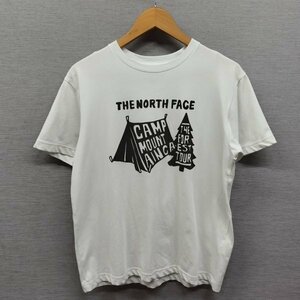 F70 THE NORTH FACE ザ ノースフェイス フォレスト キャンプ Tシャツ 半袖カットソー アウトドア コットン ポリエステル ホワイト M