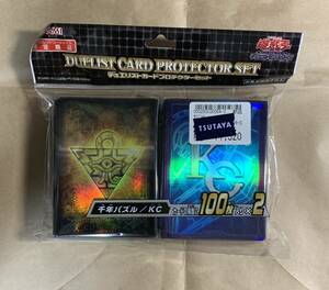 【新品未開封】千年パズル KC デュエリストカードプロテクターセット スリーブ 100枚入り ×2 遊戯王 デュエルモンスターズ wandar