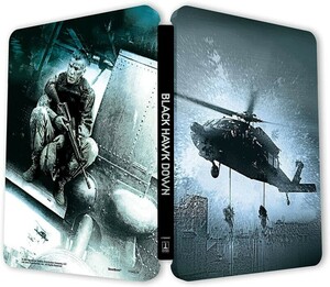 ブラックホーク・ダウン 4K UHD + Blu-ray(本編+ボーナス) 3枚組 スチールブック仕様(グロス仕様) 欧州版 国内未発売