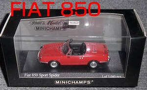 1/43 フィアット ８５０スポーツ スパイダー FIAT SPORTS SPIDER