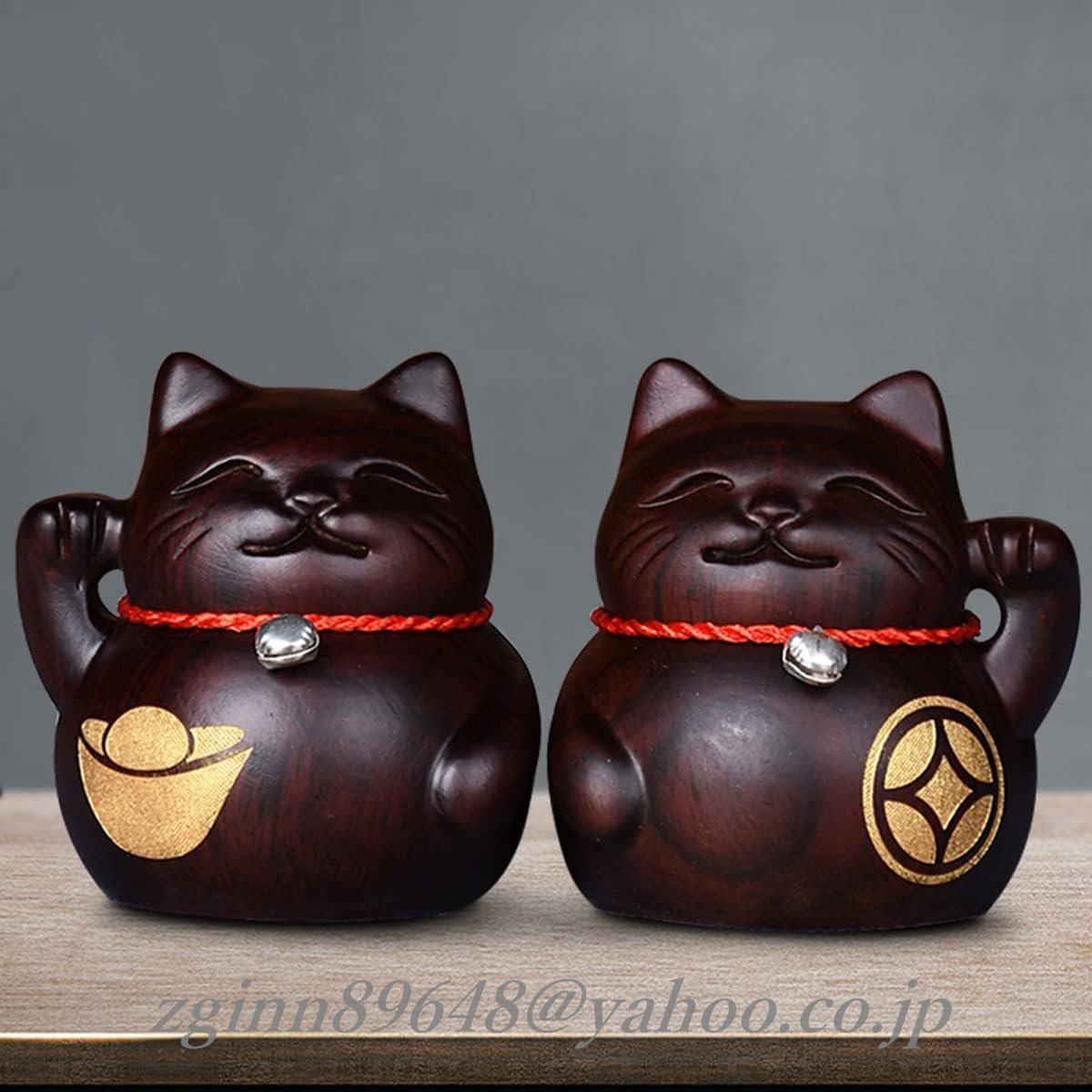 八4698【中古品】木彫りの招き猫 外形寸法幅17㎝ 奥行き15㎝ 高さ30㎝ 2025年最新】Yahoo!オークション -招き猫 木彫りの中古品・新品