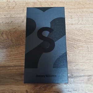 Galaxy S22 Ultra 256GB SCG14 au SAMSUNG Phantom black Junk 