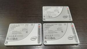 [ рабочий товар /3 шт. комплект ]Intel SSD SSDSC2BX200G4 S3610 Series [200GB SATA]2.5 дюймовый 