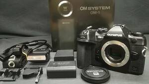 【良品♪】OLYMPUS オリンパス OM SYSTEM OM-1 ボディ 2037万画素 ミラーレス 一眼 カメラ/ブラック/動作品