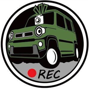 カラー変更可 マンガ調 ハスラー ドラレコ ドライブレコーダー ステッカー 印刷