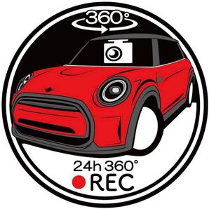 無料車種やカラーリングの変更承ります ドライブレコーダー ドラレコ ステッカー bmw ミニクーパー ミニ ミニワン プリント