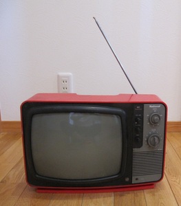 National　ナショナル　白黒テレビ　TR-121N　トランジスタ式　1976年製　ジャンク　