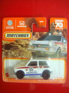 MATCHBOX　1970　ホンダ　N600　オフロード　ショートカード【レアミニカー】